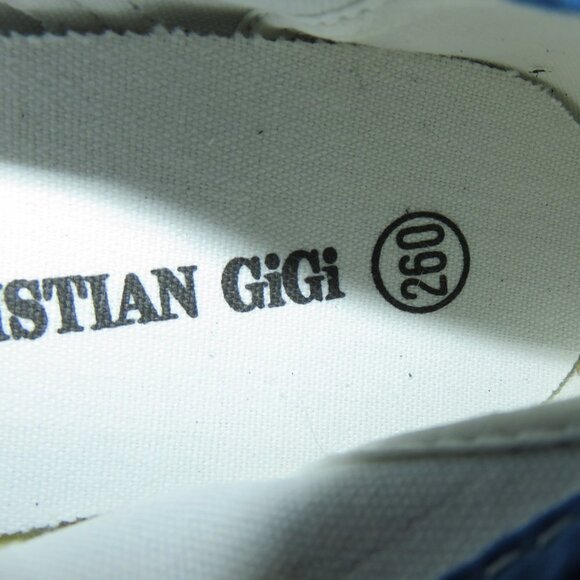 BOGO Christian Gigi Korean Loafer Wedges Boho Blue Canvas Slip On's 260 or US 9 - Picture 10 of 10